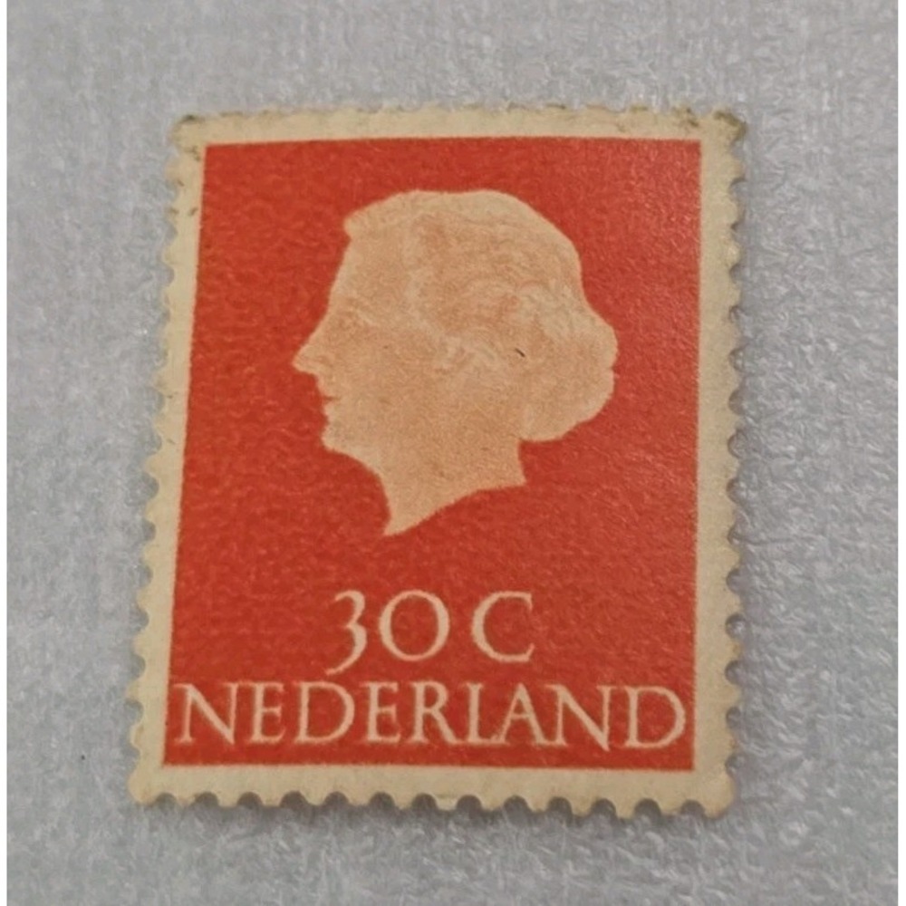 Netherlands 30-cent (30c) Stamp "Queen Juliana" 1950s